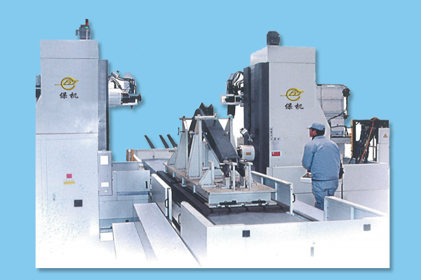 卧式雙面數控(kong)镗銑專用機床